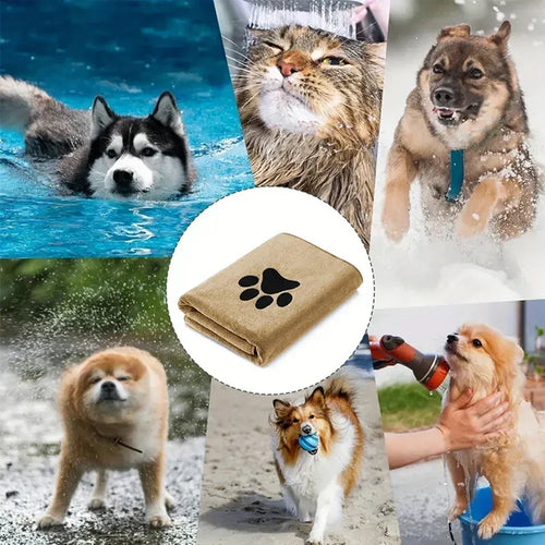 Saugstarkes Mikrofasertuch für Hunde