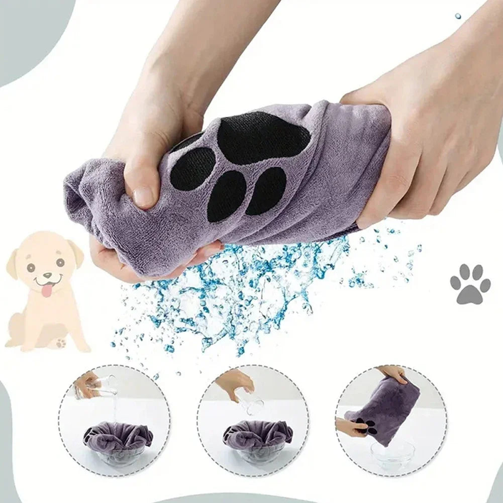 Saugstarkes Mikrofasertuch für Hunde